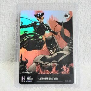 5/$20 Mint 2023 Hro Hybrid Cat Woman & Batman Epic DC Holo Card A5328!!